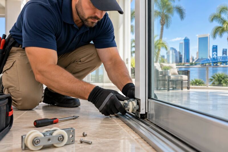 Sliding Door Roller Replacement in Atlanta